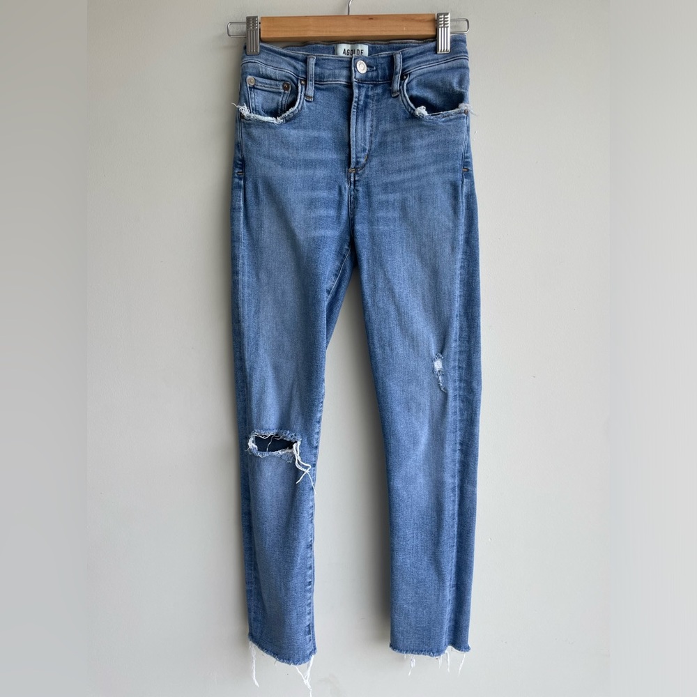Agolde Sophie Ankle Mid Ride Denim